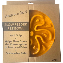 Hem And Boo Slow Feeder Pet Bowl Large