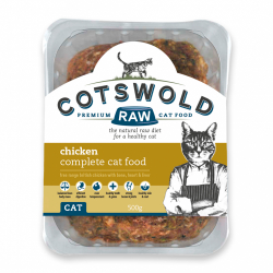 Cotswold Raw Mince Complete Chicken 500g Cat Food Frozen