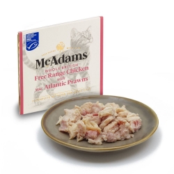 McAdams Cat British Free Range Chicken & MSC Atlantic Prawns 100g