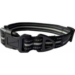 Dog & Co Sports Black Adjustable Collar 3/4 Inch X 12 - 18 Inch (1.9 X 30 - 45cm) Hem & Boo