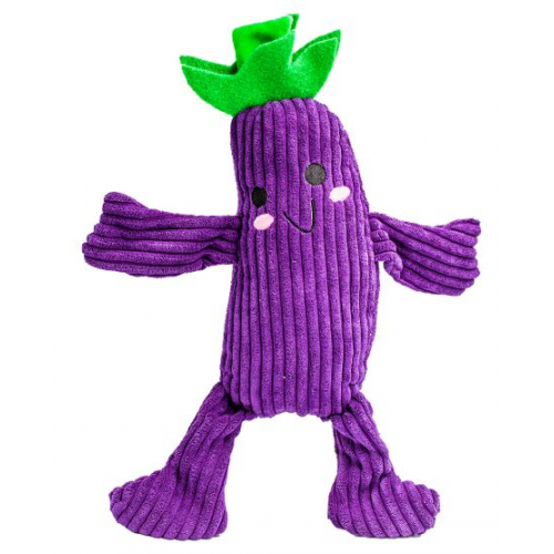 aubergine dog toy