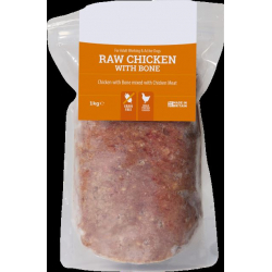Pets Pantry Chicken With Bone 1kg Frozen Raw Dog Food