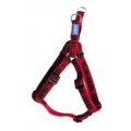 Dog & Co Red Tartan Nylon Harness 1 Inch - 28mm - 86cm Hem & Boo