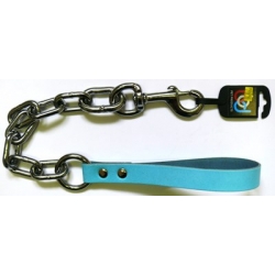 Huge Extra Heavy Chain Lead 1" x 26" Blue British by Design