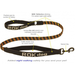 Rok Premium Reflective Lead Orange With Black & Light Reflective Medium 54" / 1400mm
