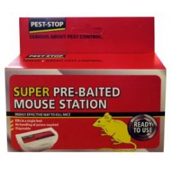 Pest Stop Pre Baited Mouse Station 
