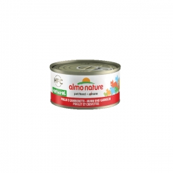 Almo Nature HFC Cat Chicken And Shrimp 70g Natural Can