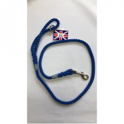Kjk Ropeworks Clip & Ring Lead Blue 8mm X 120cm