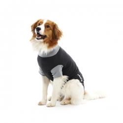 Buster Body Suit Classic For Dogs Black / Grey 46cm M