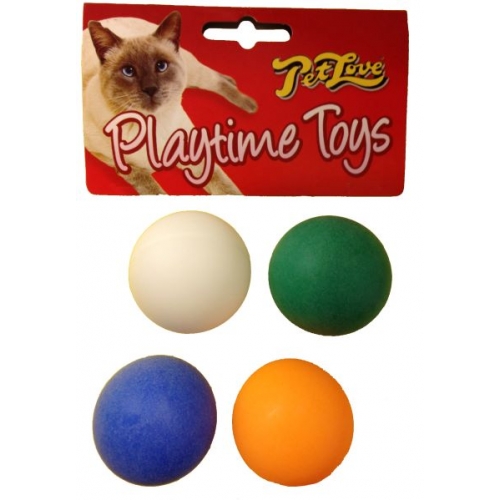 cats and ping pong balls