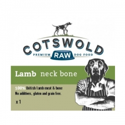 Cotswold Raw Lamb Neck Bone Frozen