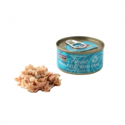 Fish 4 cats Can Tuna Fillet With Crab 70g