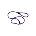 Hem And Boo Mountain Rope Slip Lead 1/2" X 60” (1.2 X 150cm) Purple Reflective
