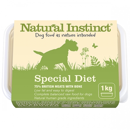 Natural Instinct Special Diet Dog 1kg Frozen