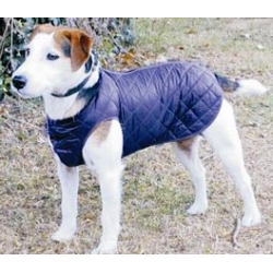 Cosipet 22" - 55cm Navy Blue Quilted Step In Dog Coat