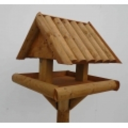 Jumbo Log Cabin Bird Table C.R