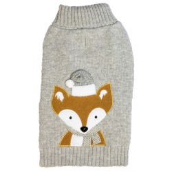 Sotnos Christmas Fox Jumper Medium 33cm