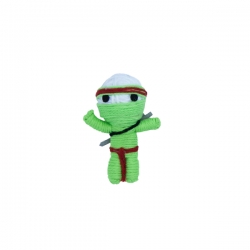 Ninja String Doll Cat Toy With Catnip
