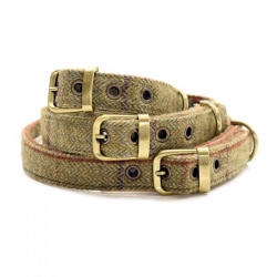 Tweed Dog Collar - Medium - 56cm - 922 Tweedmill Textiles