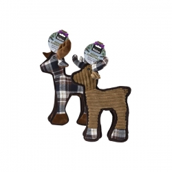 Webbox Festive Dog Plaid Or Reindeer Toy